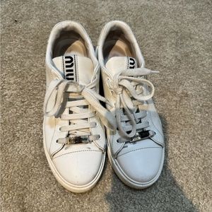 Miu Miu white sneakers